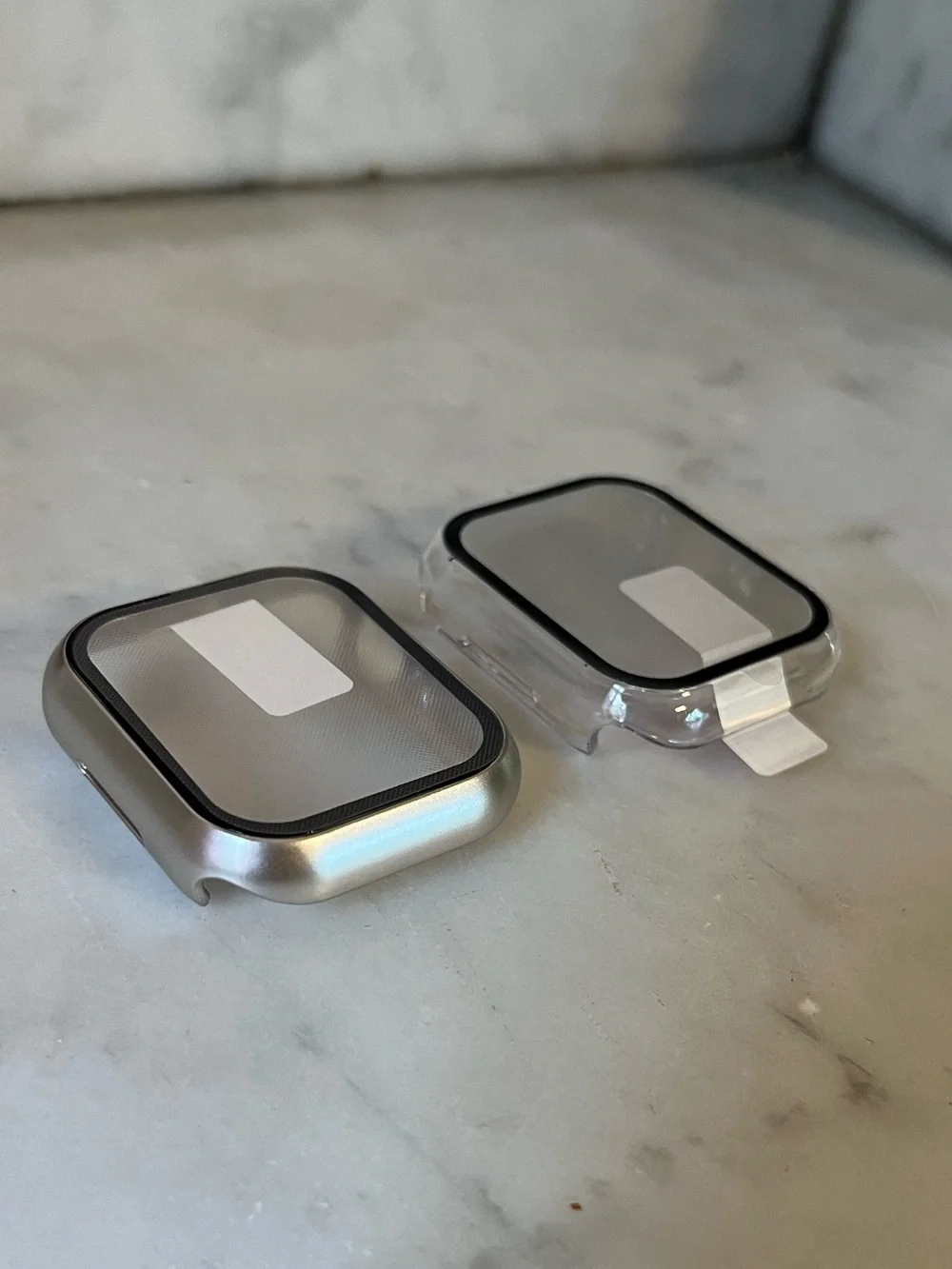 Misxi Apple Watch Hard Case 2 Pack (Clear & Starlight) - NIB
